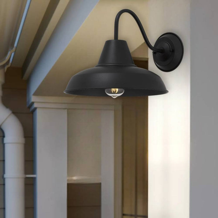 GORDON: Art Deco Style IP43 Exterior Wall Light (available in Black & White)