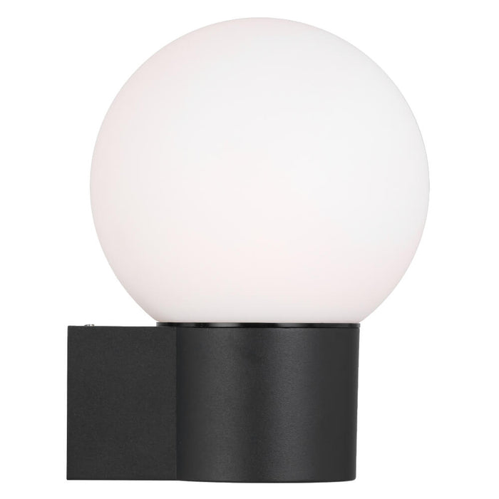 GOREM: Opal Sphere Black Exterior Wall Bracket