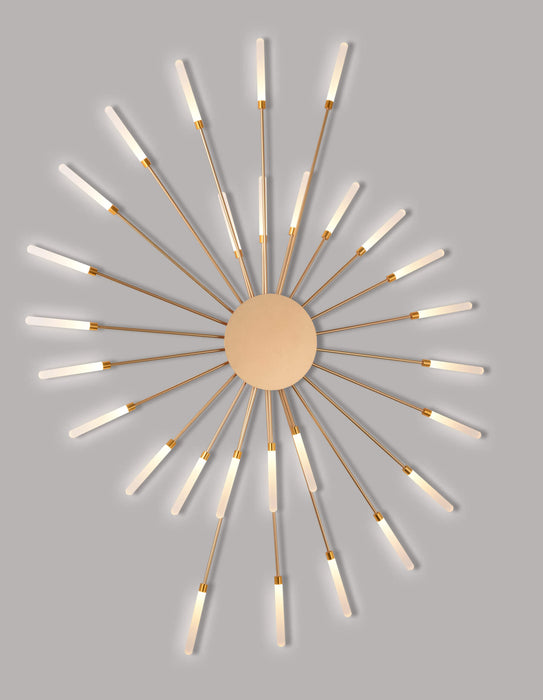 GIRANDOLA: 28 & 42 Light Opal Glass LED CTC Wall Light (Available in Black & Gold)