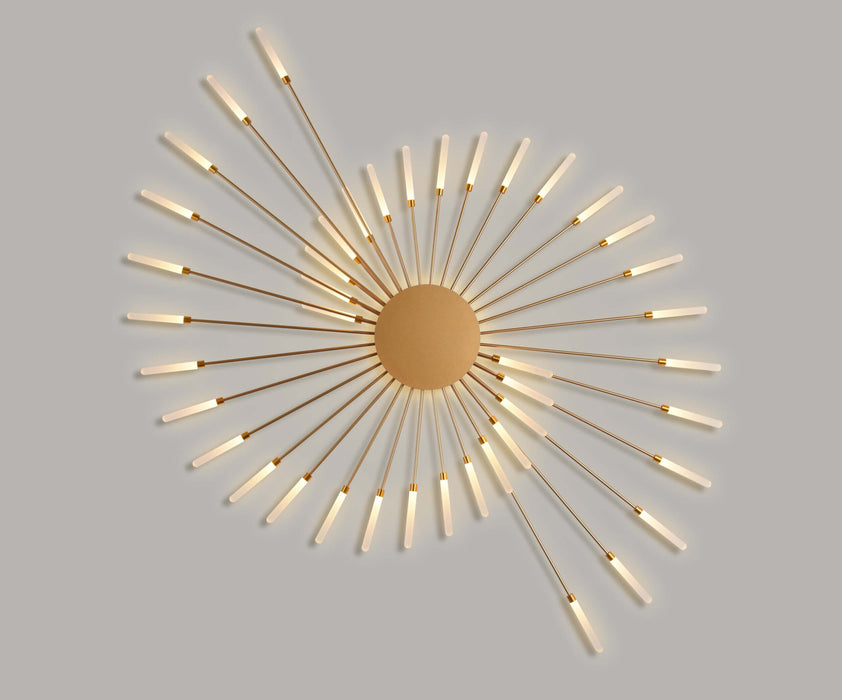 GIRANDOLA: 28 & 42 Light Opal Glass LED CTC Wall Light (Available in Black & Gold)