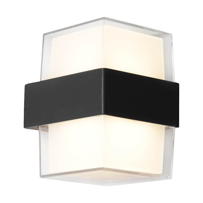 HAAST: 2 Light CCT LED Exterior Wall Light with Clear/Opal Diffuser (Available in Black & White)