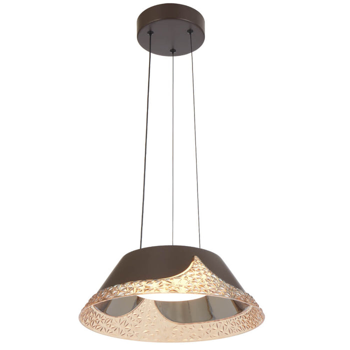 HALIFAX: Bronze Contemporary Design LED Pendant Light (Available in 35cm & 50cm)