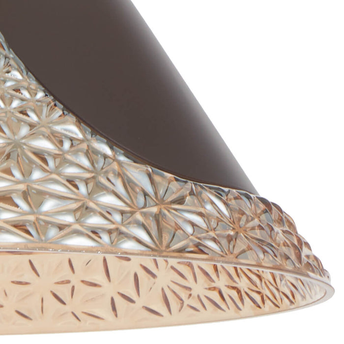 HALIFAX: Bronze Contemporary Design LED Pendant Light (Available in 35cm & 50cm)