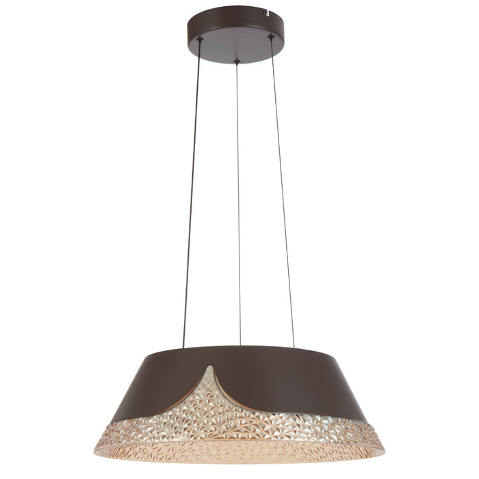 HALIFAX: Bronze Contemporary Design LED Pendant Light (Available in 35cm & 50cm)