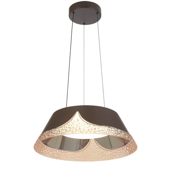 HALIFAX: Bronze Contemporary Design LED Pendant Light (Available in 35cm & 50cm)