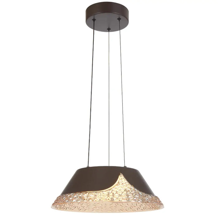HALIFAX: Bronze Contemporary Design LED Pendant Light (Available in 35cm & 50cm)
