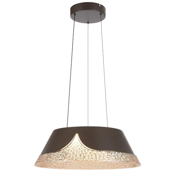 HALIFAX: Bronze Contemporary Design LED Pendant Light (Available in 35cm & 50cm)
