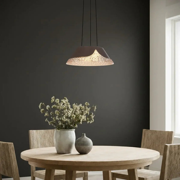 HALIFAX: Bronze Contemporary Design LED Pendant Light (Available in 35cm & 50cm)