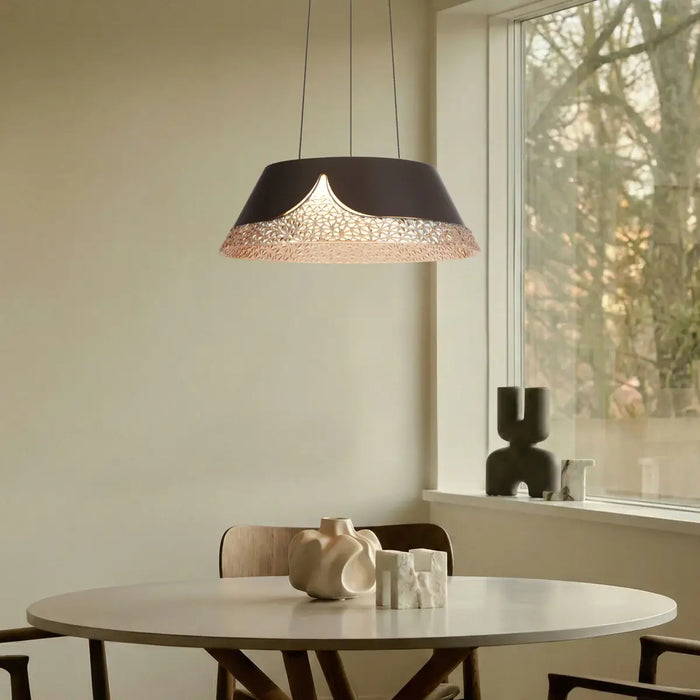 HALIFAX: Bronze Contemporary Design LED Pendant Light (Available in 35cm & 50cm)