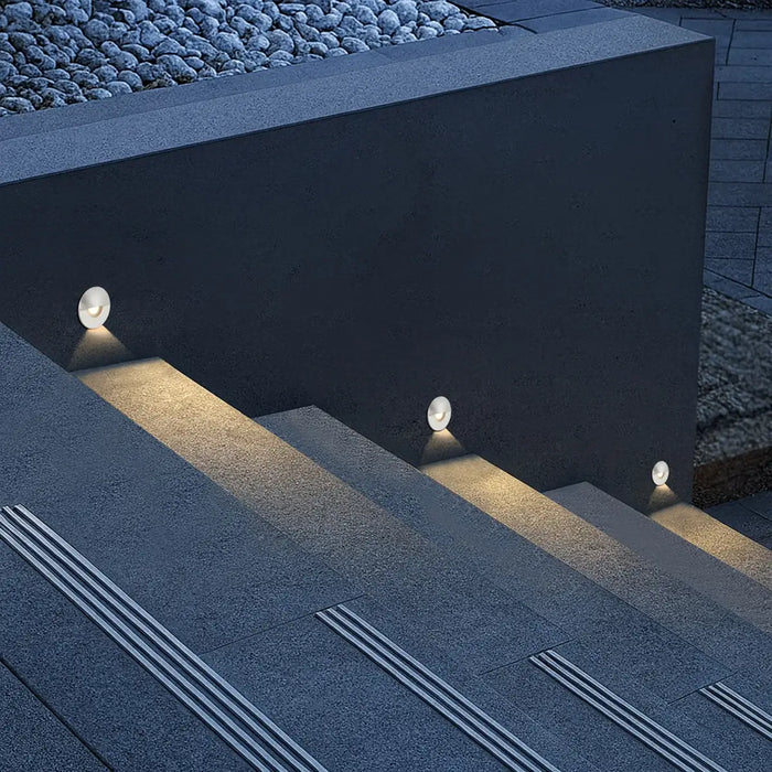 HALON: IP67 Outdoor Step Lights (Available in Stainless Steel, Antique Brass & Natural Brass)