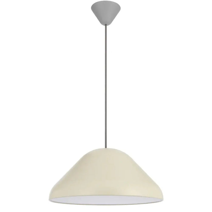 HANAMI: Metal Dome Pendant Light (Available in Orange, Nickel, Green, Brass, Black & Beige, 22cm & 44cm)