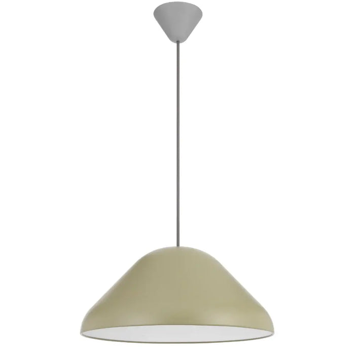 HANAMI: Metal Dome Pendant Light (Available in Orange, Nickel, Green, Brass, Black & Beige, 22cm & 44cm)