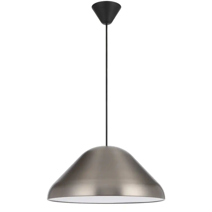 HANAMI: Metal Dome Pendant Light (Available in Orange, Nickel, Green, Brass, Black & Beige, 22cm & 44cm)