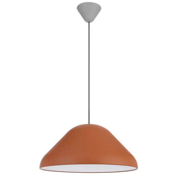 HANAMI: Metal Dome Pendant Light (Available in Orange, Nickel, Green, Brass, Black & Beige, 22cm & 44cm)