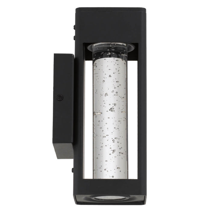 HOLLIS: IP44 LED Outdoor Wall Light with Stylish Glass Bubble/Seed Design (available in Black & White, 25cm & 55cm)