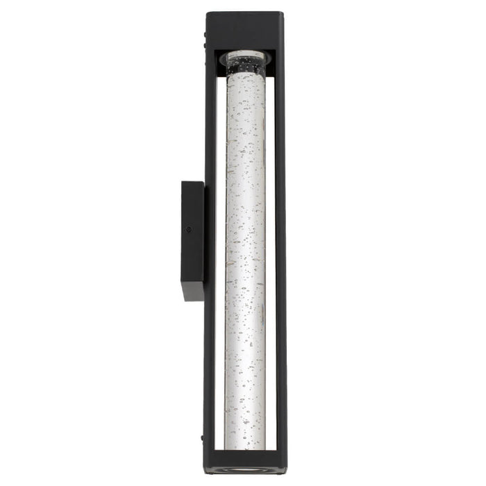 HOLLIS: IP44 LED Outdoor Wall Light with Stylish Glass Bubble/Seed Design (available in Black & White, 25cm & 55cm)