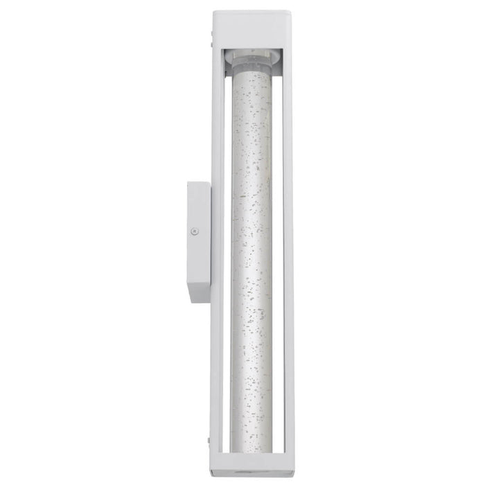 HOLLIS: IP44 LED Outdoor Wall Light with Stylish Glass Bubble/Seed Design (available in Black & White, 25cm & 55cm)