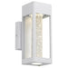 Telbix HOLLIS: IP44 LED Outdoor Wall Light with Stylish Glass Bubble/Seed Design (available in Black & White, 25cm & 55cm)