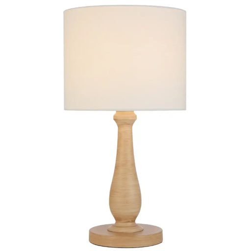 Telbix HOMMER: Bohemian Style Table Lamp (Available in Natural & Black)