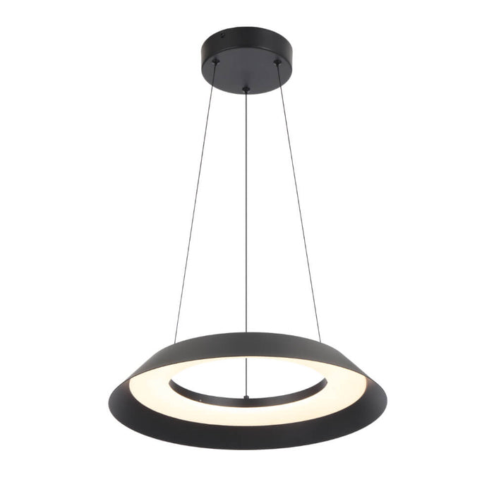 HOVIN: Modern Minimalist LED Pendant Light (Available in Black & White | 43cm & 58cm)