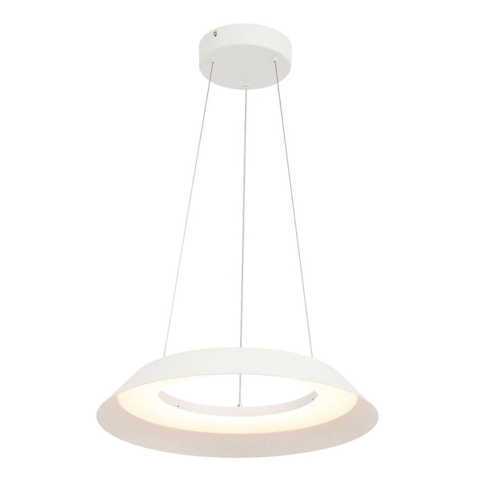 HOVIN: Modern Minimalist LED Pendant Light (Available in Black & White | 43cm & 58cm)