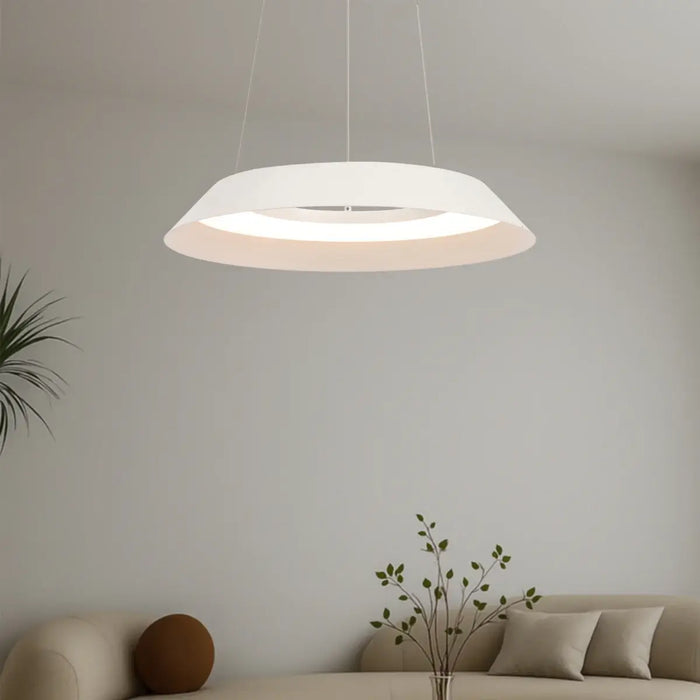 HOVIN: Modern Minimalist LED Pendant Light (Available in Black & White | 43cm & 58cm)