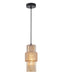 CLA HUECA: Interior Double Cylinder Ribbed with Segment Pendant Lights (Available in Black & Gold)
