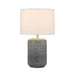 Telbix HYDE: Ceramic Table Lamp with Fabric Shade (Avail in Blue & Black)