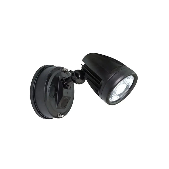 ILLUME: Single Sensor Exterior Security Spotlight (Avail in Black, Silver & White)