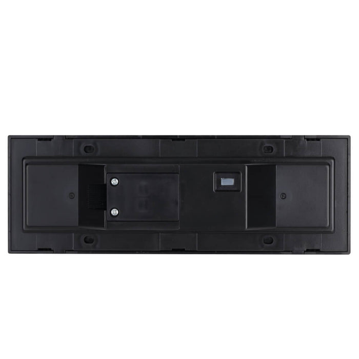 INGAR: Black Rectangular Outdoor Wall Light