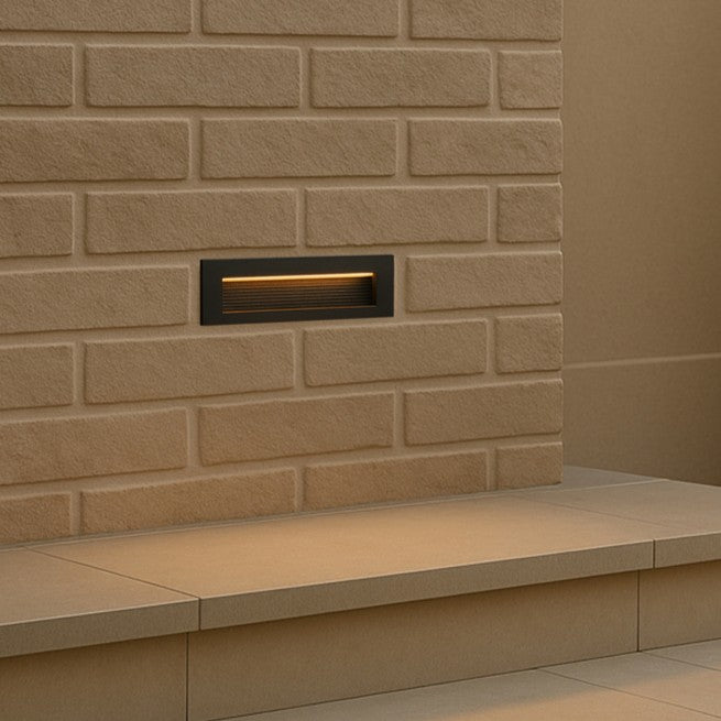 INGAR: Black Rectangular Outdoor Wall Light