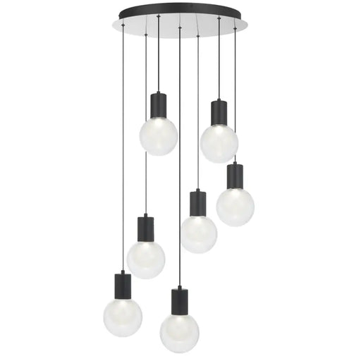 Telbix INVAR: Modern Minimalist 7 Light Pendant