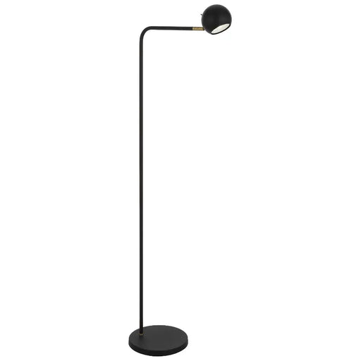 Telbix JEREMY: Modern Metal Floor Lamp with 360-degree Rotatable Lamp Head (Available in Black & Grey)