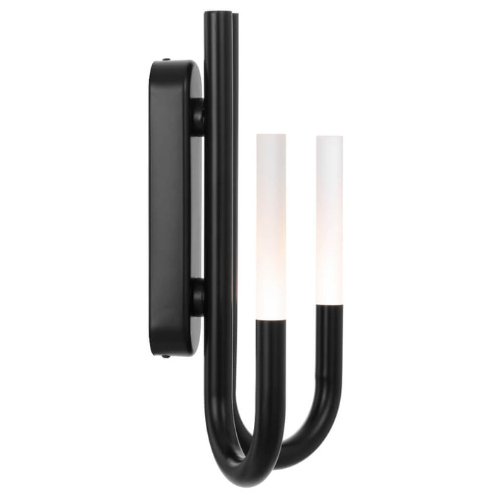 JOSHUA: 40cm 2 Light LED Interior Wall Light (Available in Black & Gold)