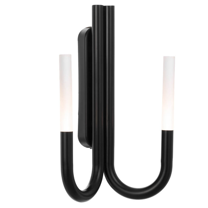 JOSHUA: 40cm 2 Light LED Interior Wall Light (Available in Black & Gold)