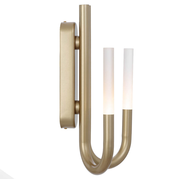 JOSHUA: 40cm 2 Light LED Interior Wall Light (Available in Black & Gold)