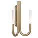 Telbix JOSHUA: 40cm 2 Light LED Interior Wall Light (Available in Black & Gold)