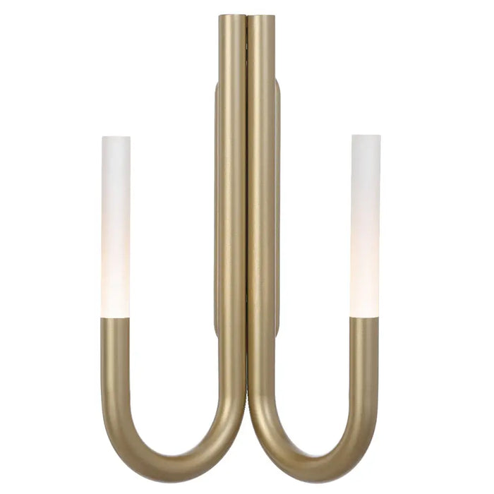 JOSHUA: 40cm 2 Light LED Interior Wall Light (Available in Black & Gold)