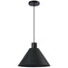 Telbix KESTRA: Minimalist Textured Iron Pendant Light (Available in Black & White , 32cm & 43cm)