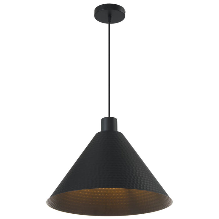 KESTRA: Minimalist Textured Iron Pendant Light (Available in Black & White , 32cm & 43cm)