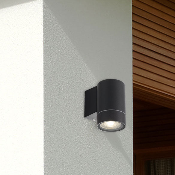 KMAN EX1 Black Exterior Wall Light - IP54