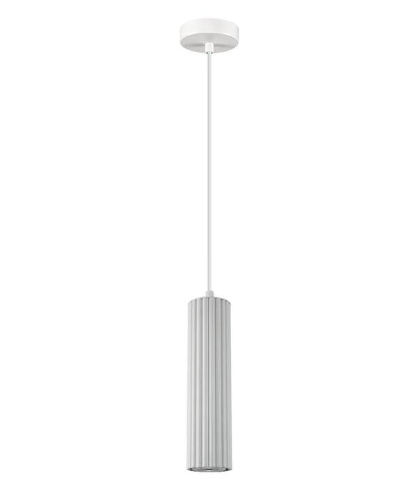KOLONNE: Interior GU10 Ribbed Cylinder Pendant Lights