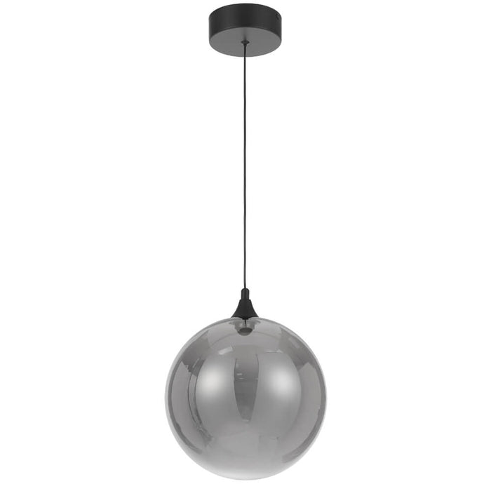 KUPLA: Minimalist 1 Light Glass Pendant Light (Available in Smoke, Clear & Champagne)