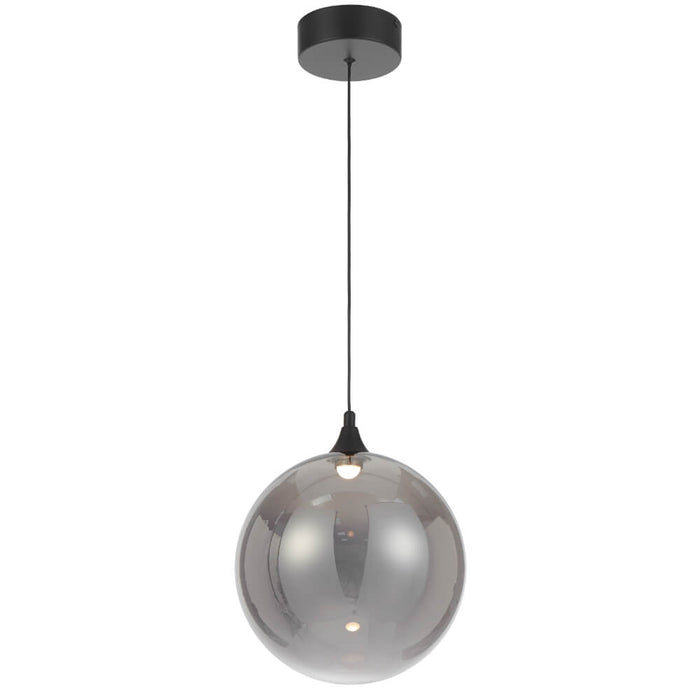 KUPLA: Minimalist 1 Light Glass Pendant Light (Available in Smoke, Clear & Champagne)