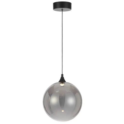 Telbix KUPLA: Minimalist 1 Light Glass Pendant Light (Available in Smoke, Clear & Champagne)