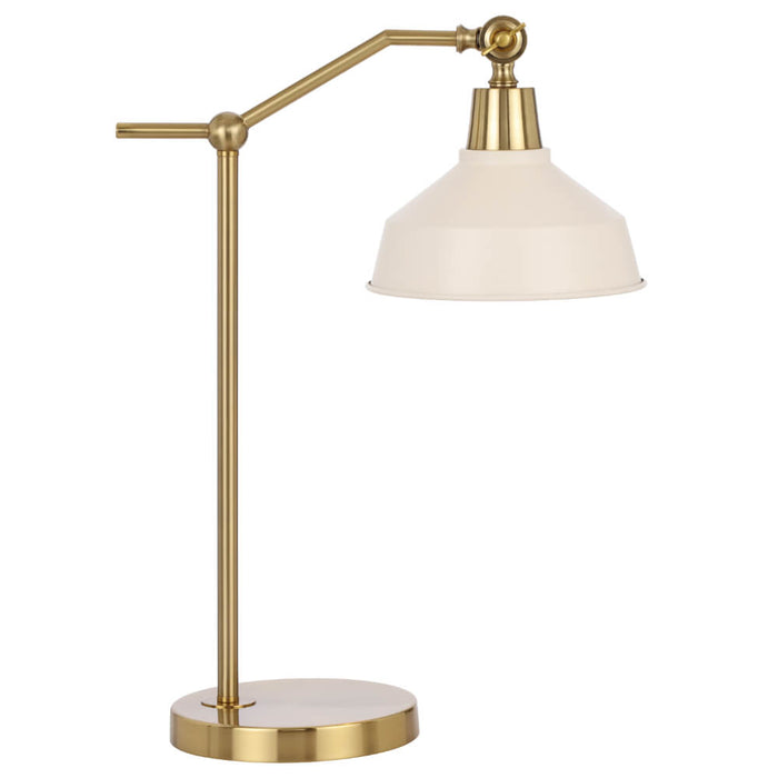 KYLAN: Metal Table Lamp With Tiltable Shade (Available in 2 Sizes, Black & Antique Gold)