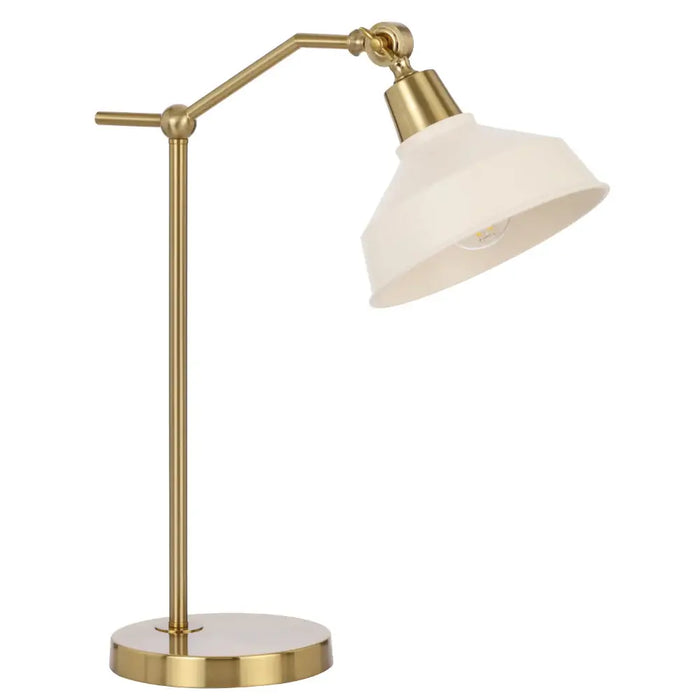 KYLAN: Metal Table Lamp With Tiltable Shade (Available in 2 Sizes, Black & Antique Gold)