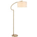 Telbix LAINE: Modern Antique Gold Floor Lamp