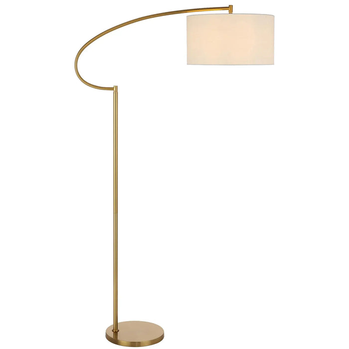 LAINE: Modern Antique Gold Floor Lamp