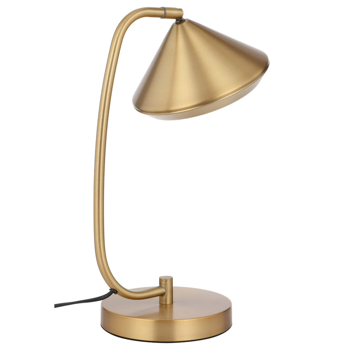 LARSON: Scandinavian Style Metal Table Lamp (Available in Black, Brass & White)